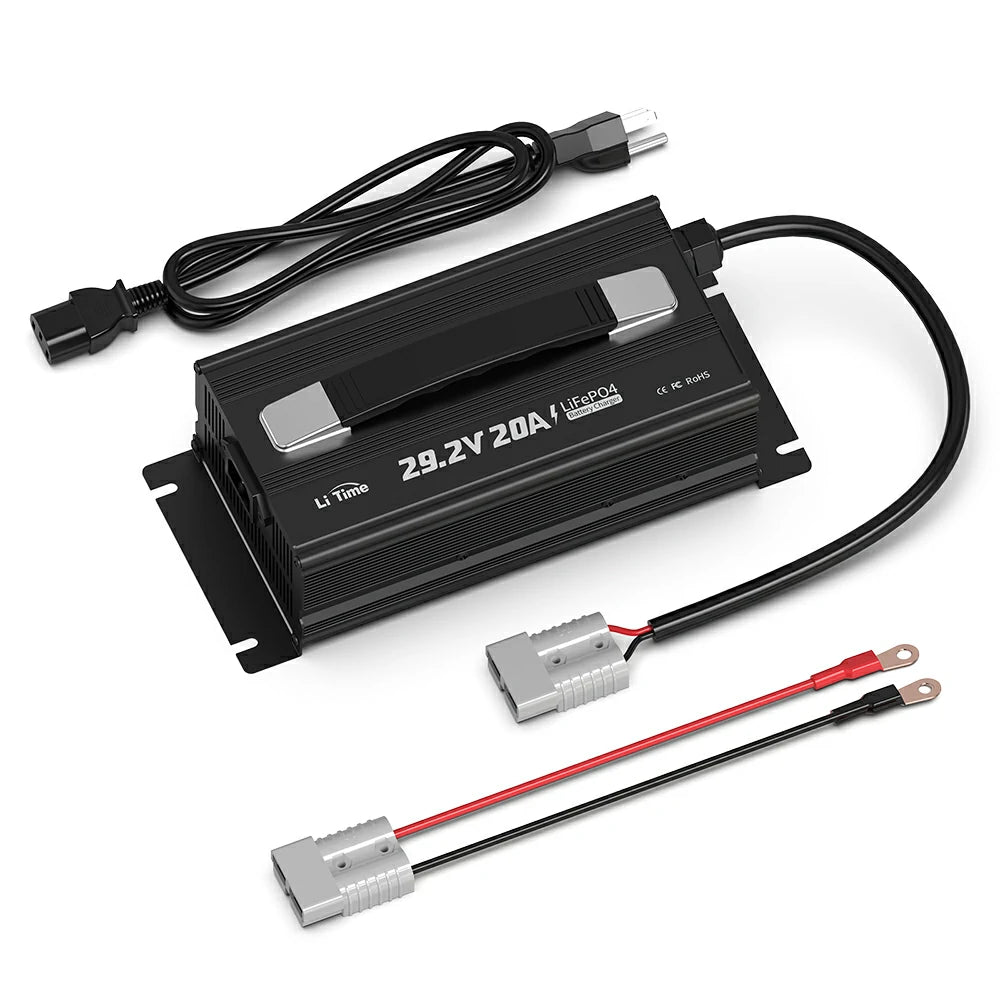 Cargador de Batería LiFePO4 de 24V en 20Ah