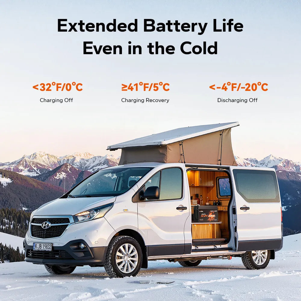 Batería LiTime 12V de 320Ah LiFePo4 Mini Smart
