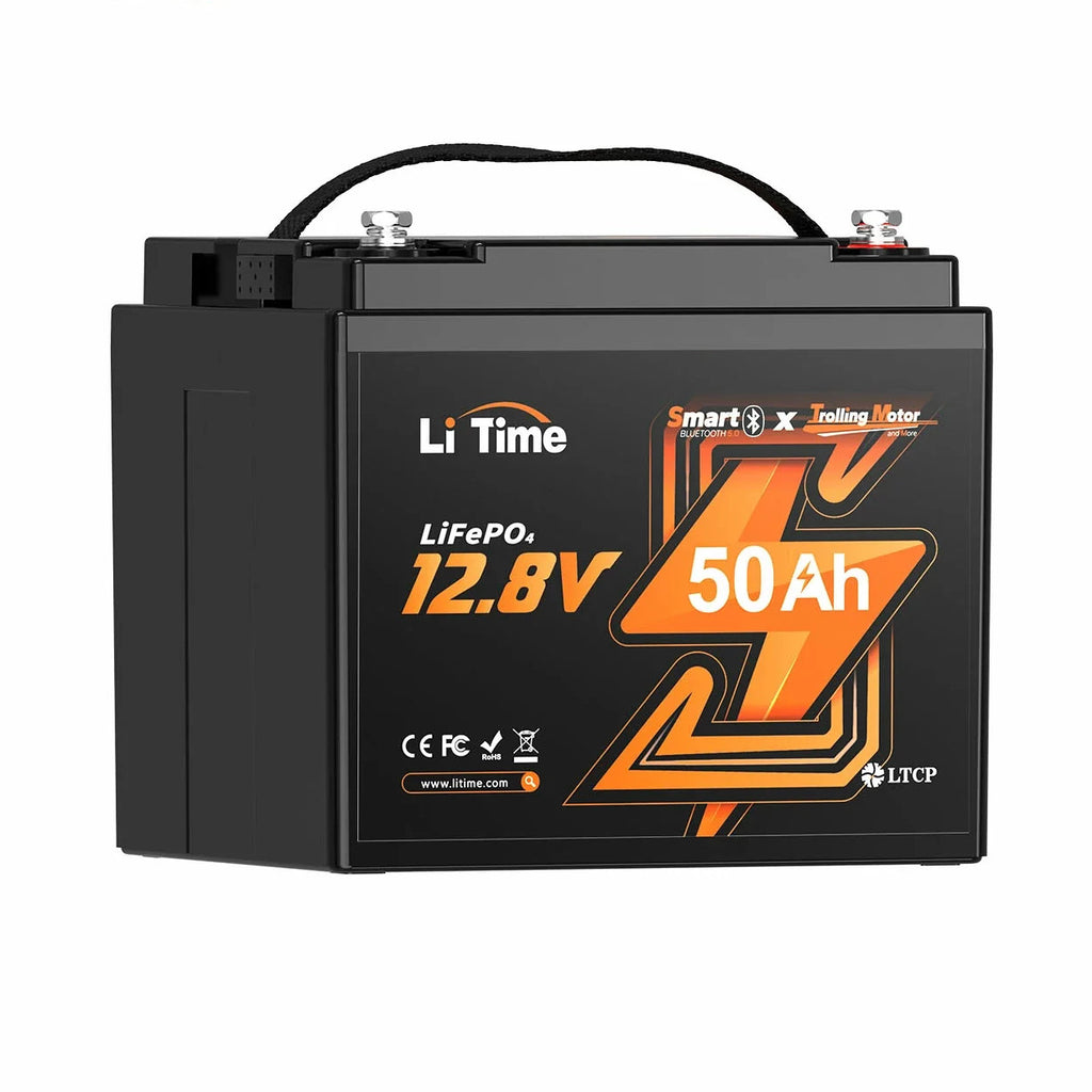 Batería LiTime 12V de 50Ah LiFePo4 Smart